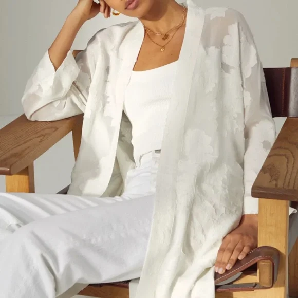 Wilfred Floral Beige Robe - Picture 7 of 16